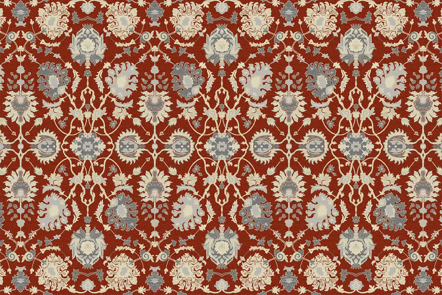21504-Floral Rust