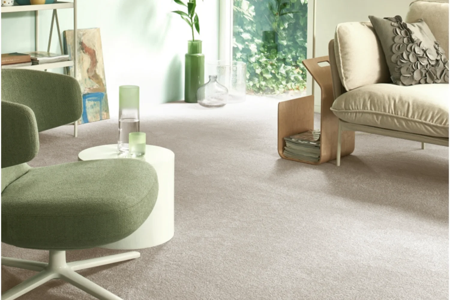Radiance Wall to Wall Carpet-Wheat Brown