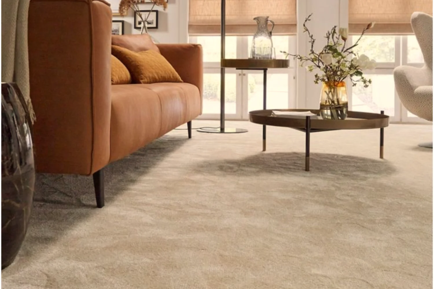 Radiance Wall to Wall Carpet-Camel