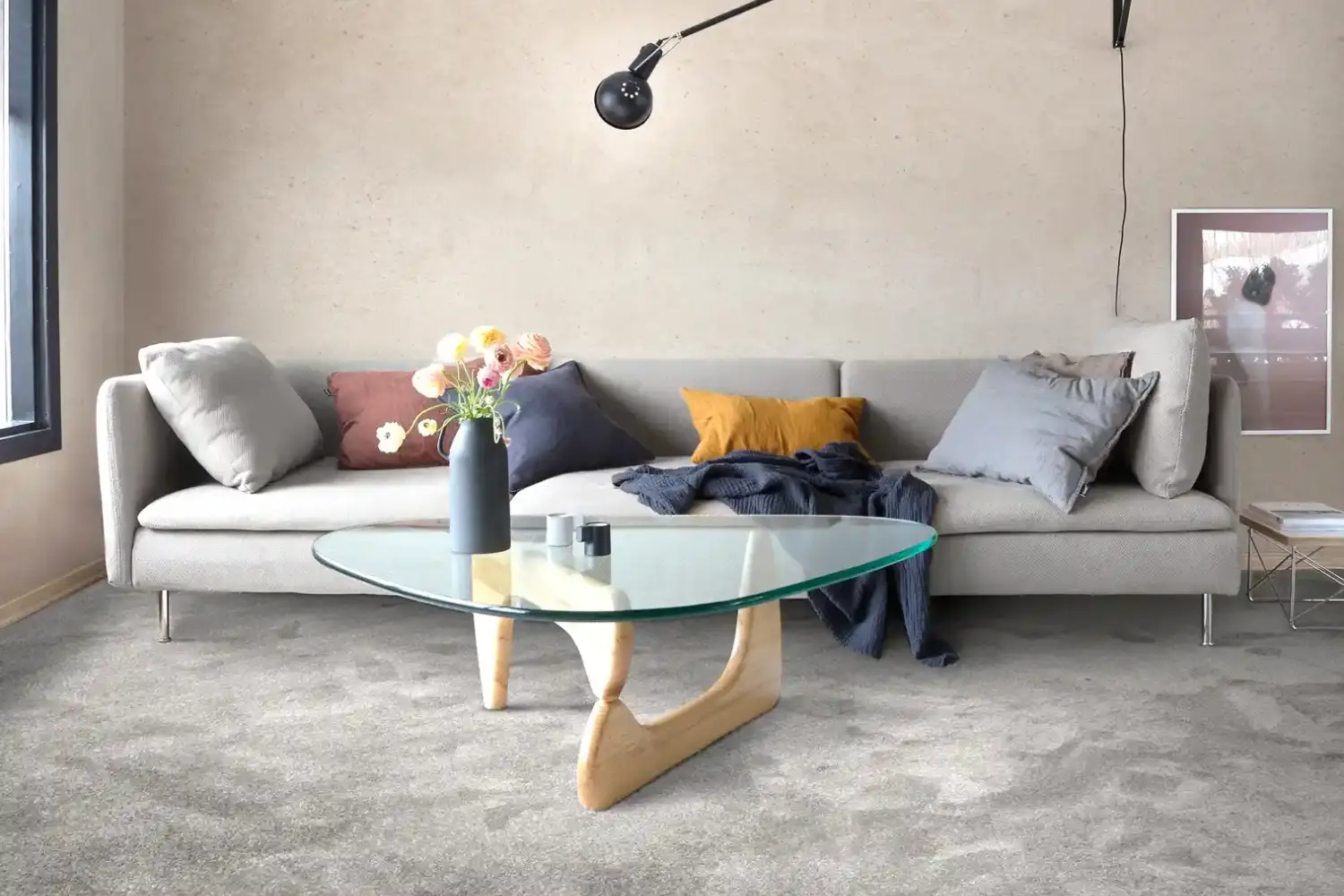 Glow Wall to Wall Carpet-Slate Grey