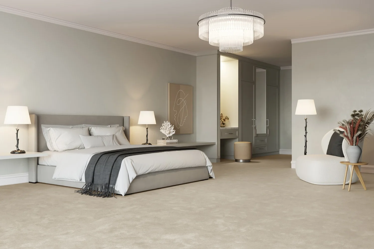 Glow Wall to Wall Carpet-Cream