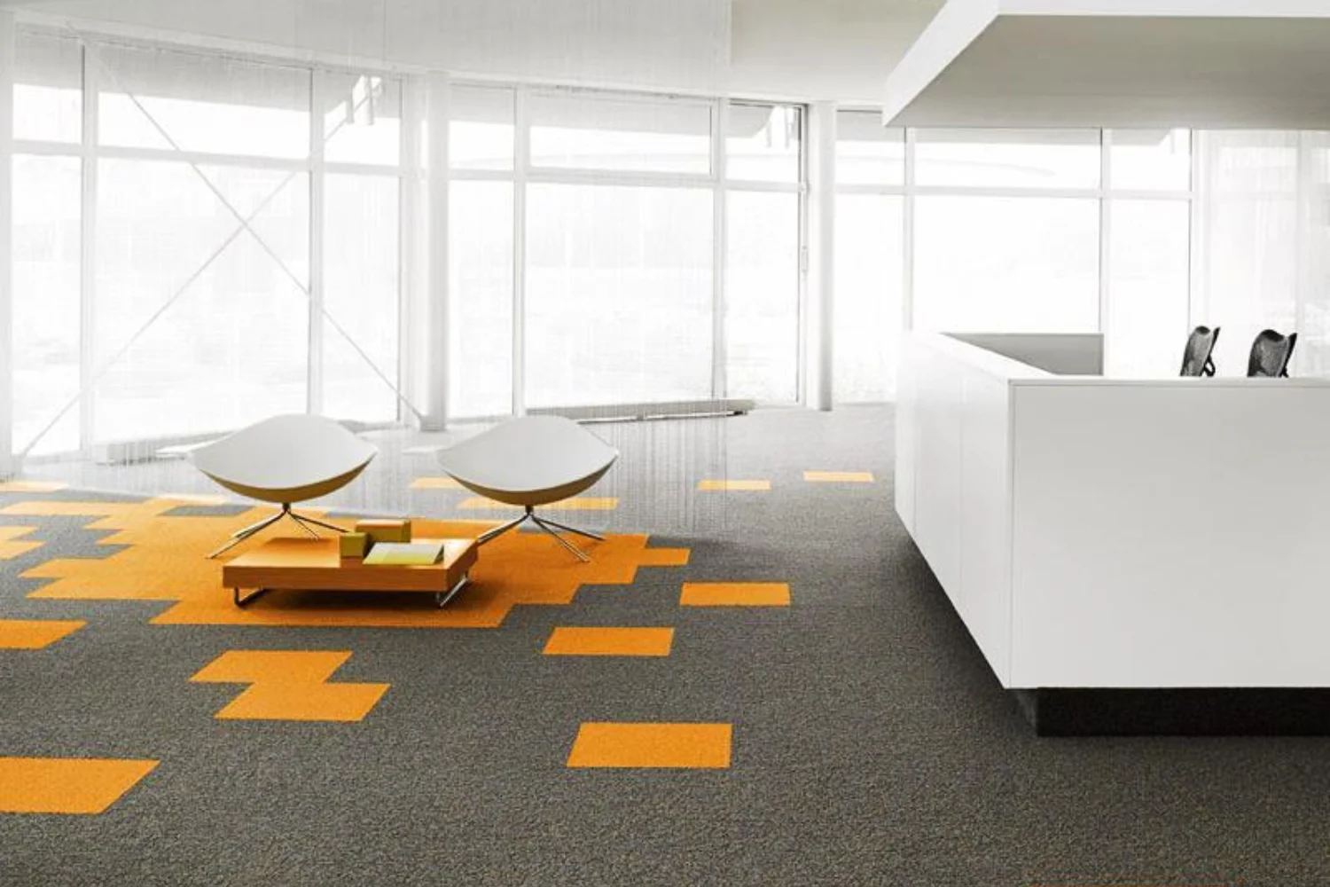 Highlighter Carpet Tile-Yellow