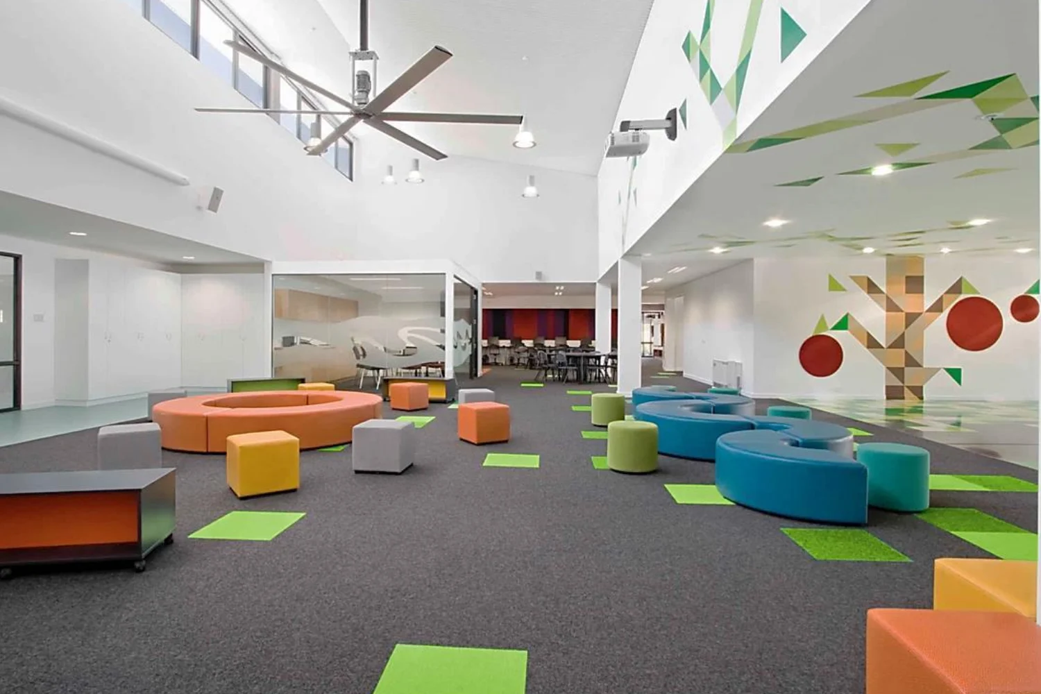 Highlighter Carpet Tile-Green