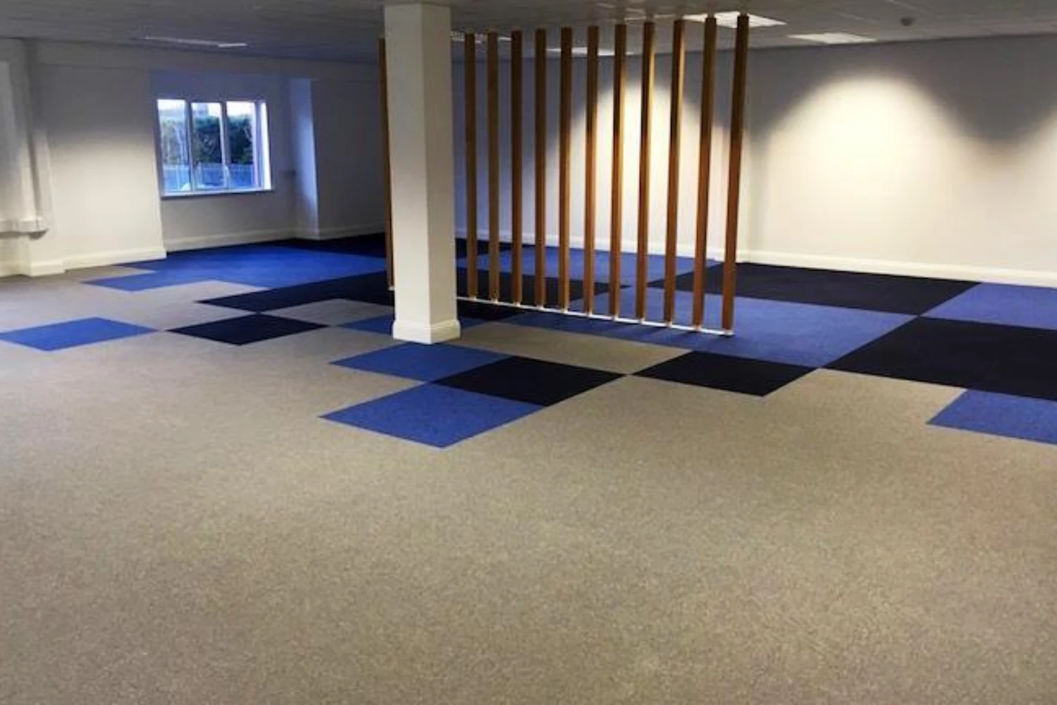 Highlighter Carpet Tile-Blue