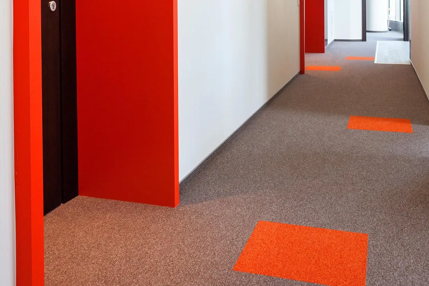 Highlighter Carpet Tile-Orange