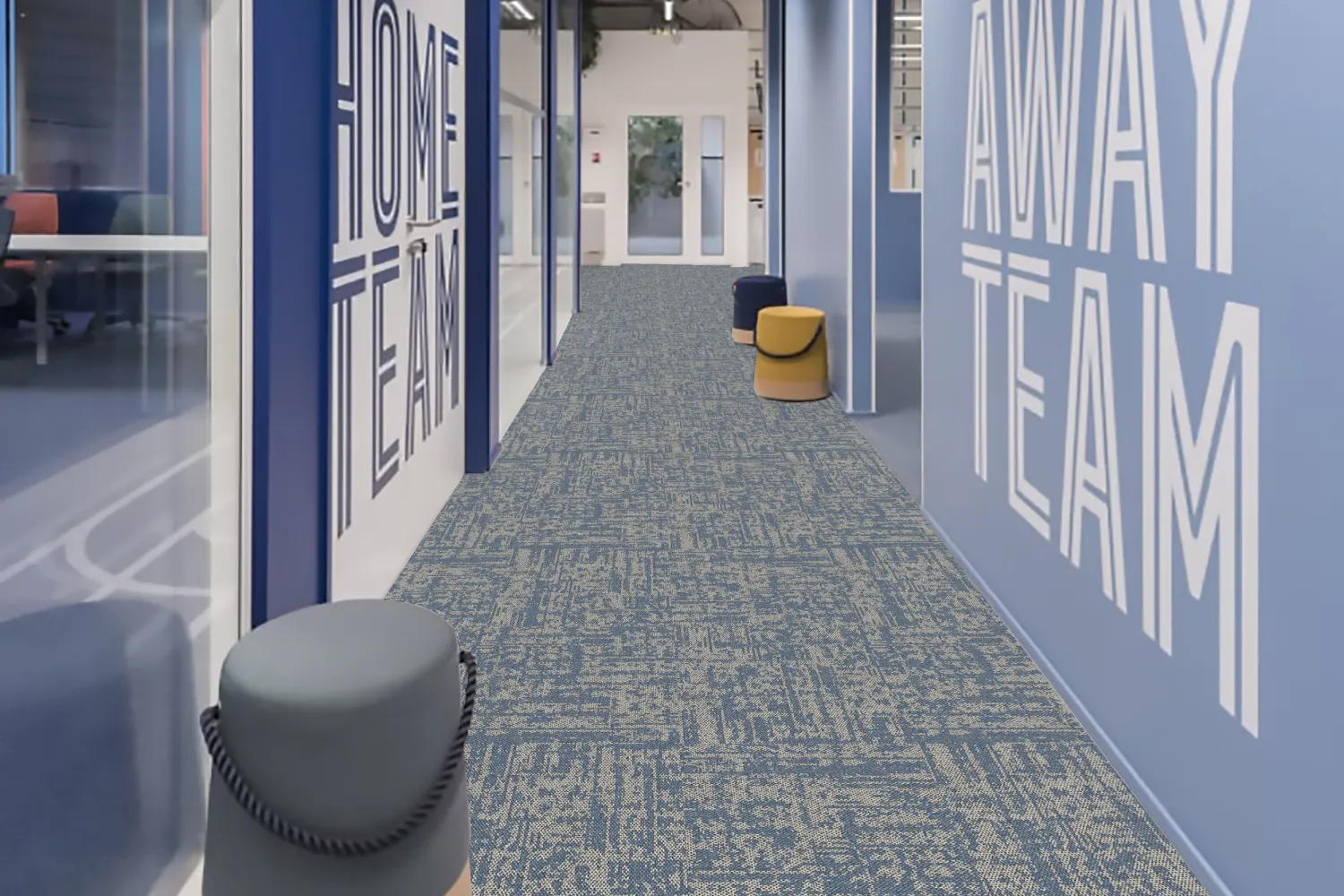 Element Carpet Tiles-Blue