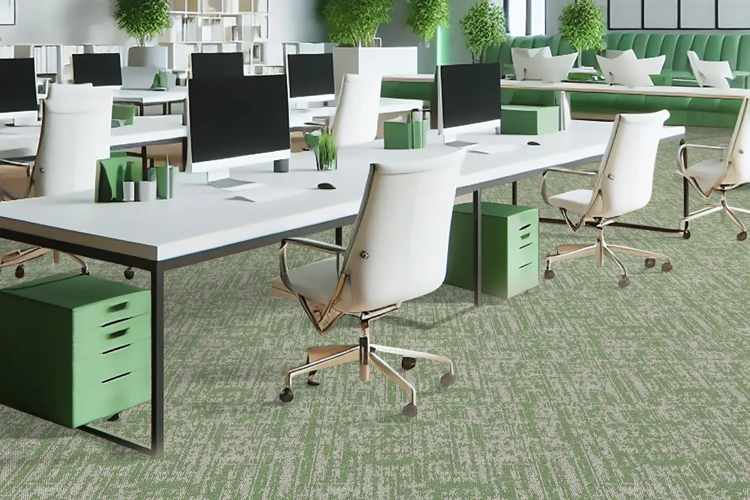 Element Carpet Tiles-Green