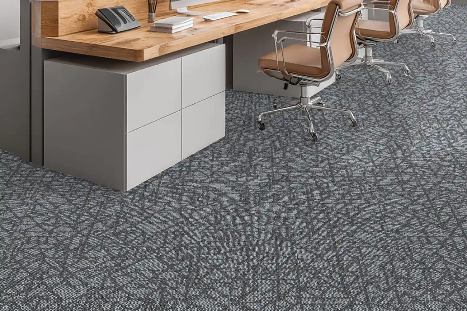Flow Carpet Tiles- L Grey